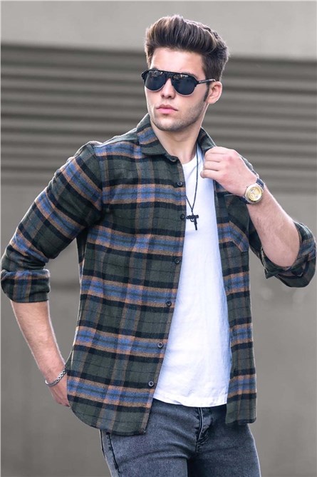 Madmext Men's Shirt - Khaki #288951