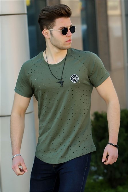 Madmext Men's T-Shirt - Khaki #285622