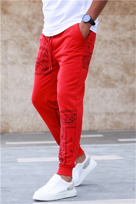 Madmext Men's Jogger - Red #319643