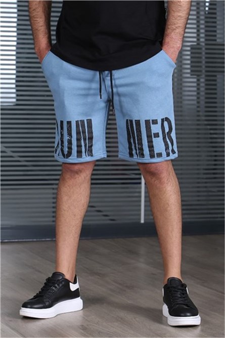 Madmext Men's Shorts - Light Blue #302139