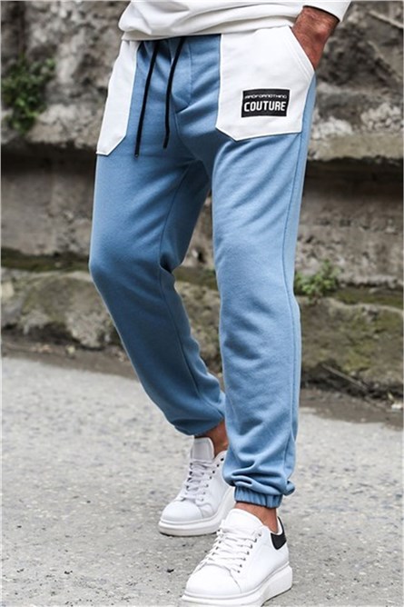 Madmext Men's Trousers - Light Blue #302618