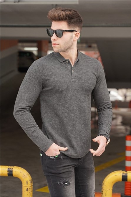 Men's sweatshirt 5662 - Anthracite #326501