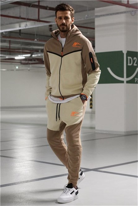 Men's sports set 5697 - Beige #327845