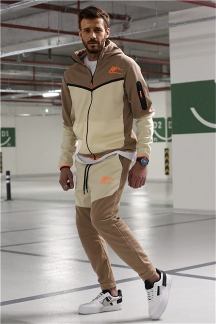 Men's sports set 5697 - Beige #327845