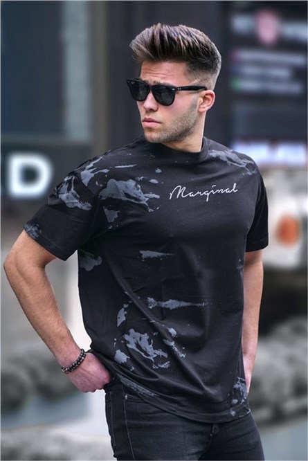 Мъжка тениска 5207 - Черна #329657