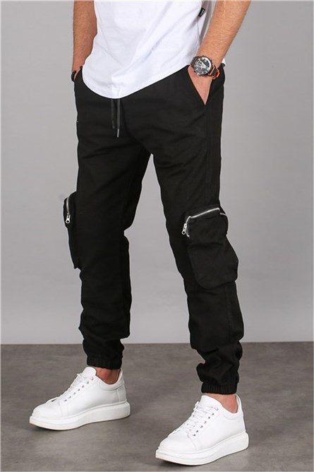 Men's sports trousers 5650 - Black #324606