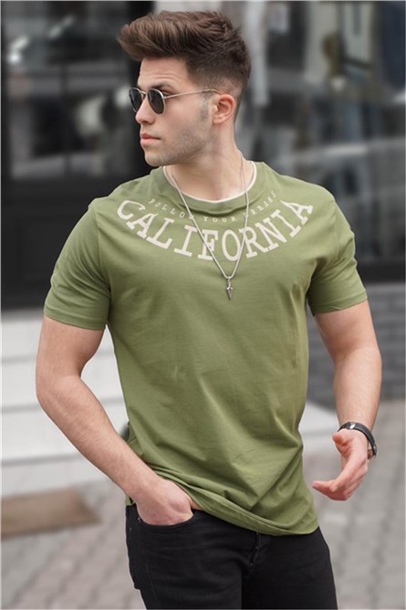 Men's t-shirt 5368 - Khaki #324678
