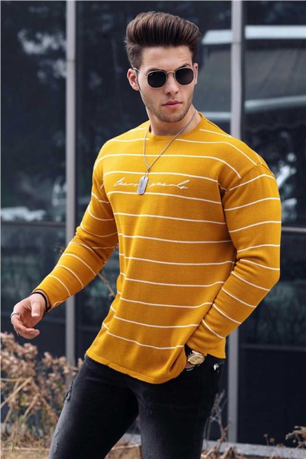 Striped Men Knitwear Jumper