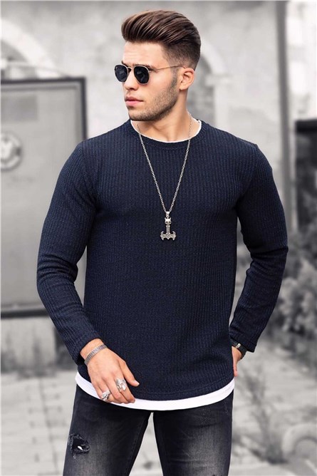 Striped Round Jumper