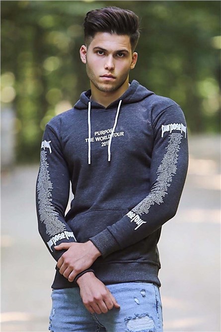 Men's Hoodie - Navy Blue #286523