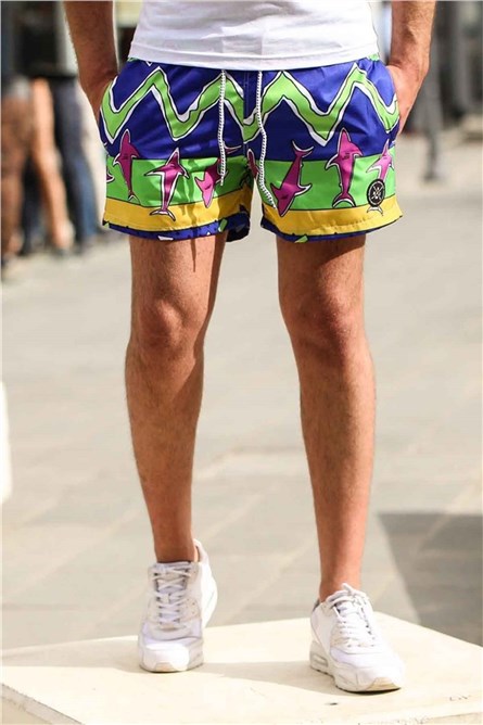 Madmext Men's Swim Shorts - Multicolour #285948