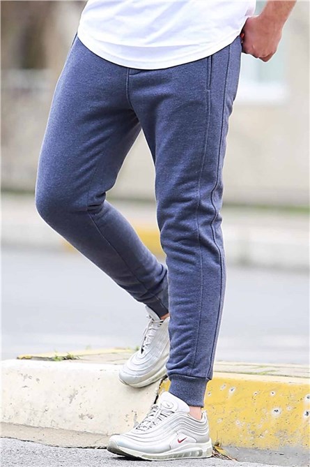 Madmext Men's Jogger - Navy Blue #287066