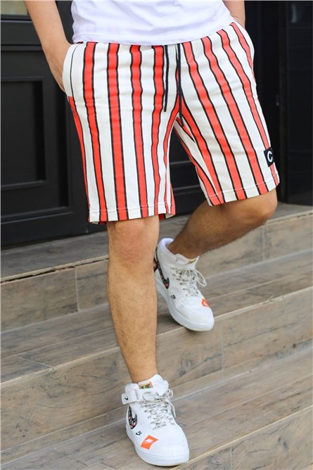 Madmext Men's Shorts - Orange #285583