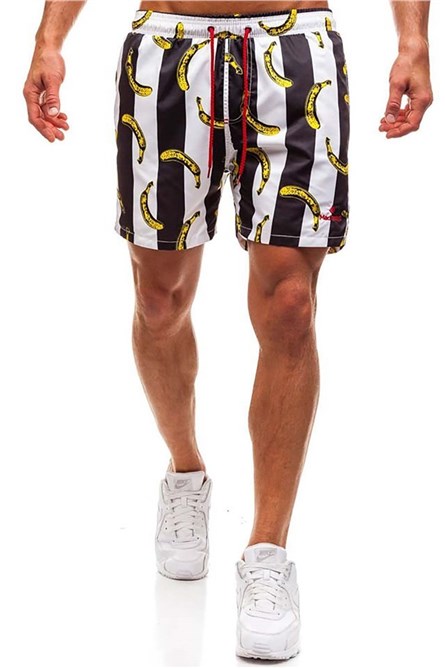 Madmext Men's Swim Shorts - Black #284737