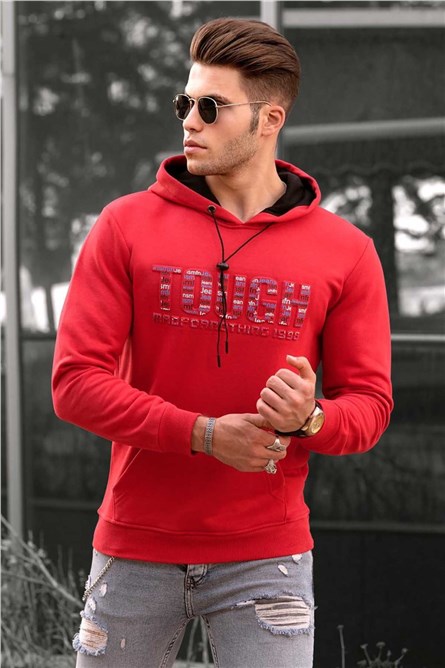 Men's Hoodie - Red #290072