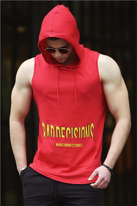Madmext Men's Hoodie - Red #285926