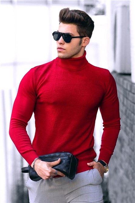 Turtleneck Patterned Jumper