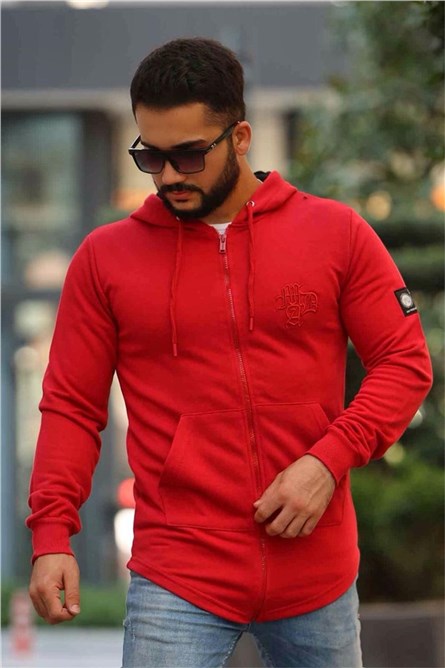 Men's sweatshirt 4140 - Red 286295