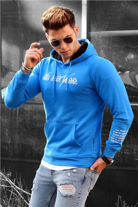 Men's Hoodie - Blue #290209