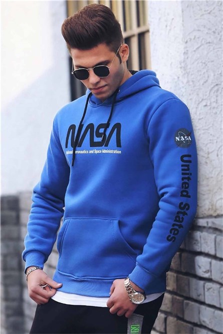 Men's Hoodie - Blue #286981