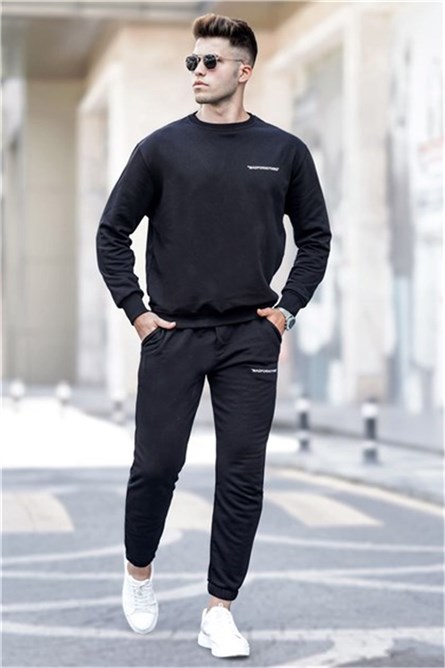 Madmext Men's Tracksuits - Black #308787