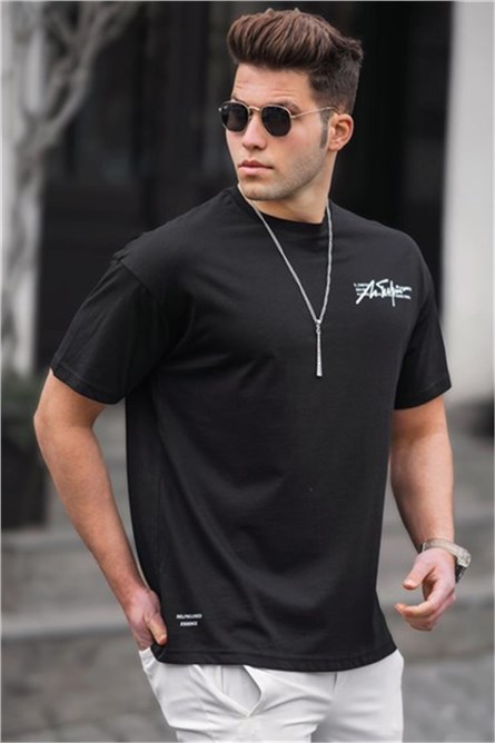 Мъжка тениска 5217 - Черна 302011