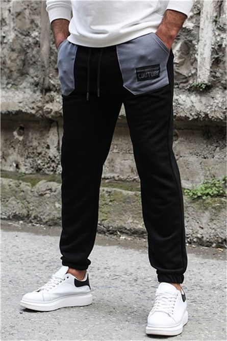 Madmext Men's Trousers - Black #302615