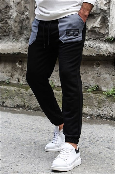 Madmext Men's Trousers - Black #302615