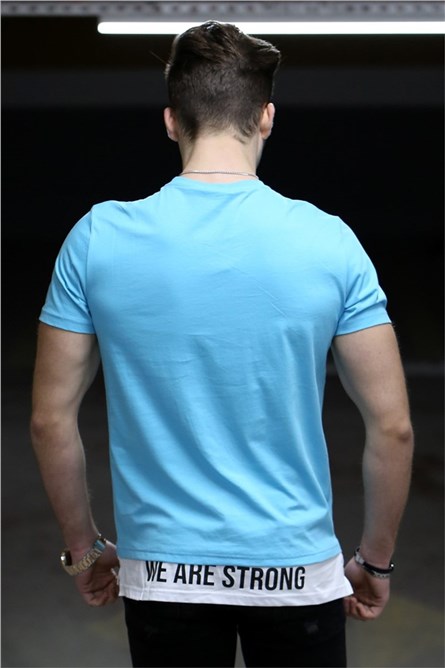 Madmext Men's T-Shirt - Light Blue #287425