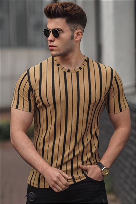 Madmext Men's T-Shirt - Brown #306019