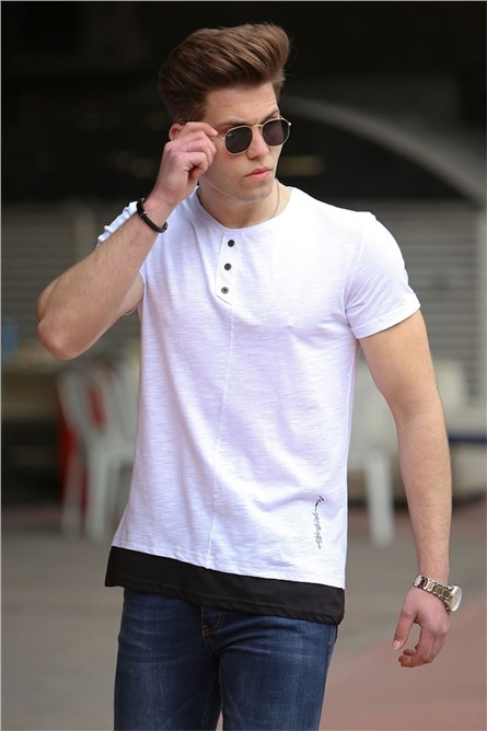 Madmext Men's T-Shirt - White #287635