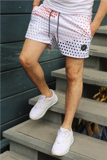 Madmext Men's Swim Shorts - White #285428