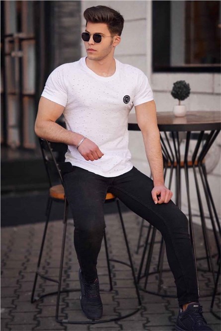 Madmext Men's T-Shirt - White #285613