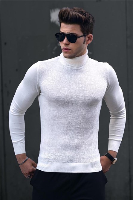 Turtleneck Patterned Jumper