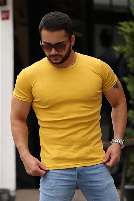 Madmext Men's T-Shirt - Yellow #286071