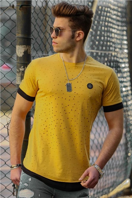 Madmext Men's T-Shirt - Yellow #287334