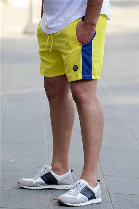 Madmext Men's Swim Shorts - Yellow #287220