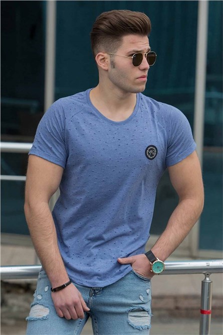 Madmext Men's T-Shirt - Blue #286022