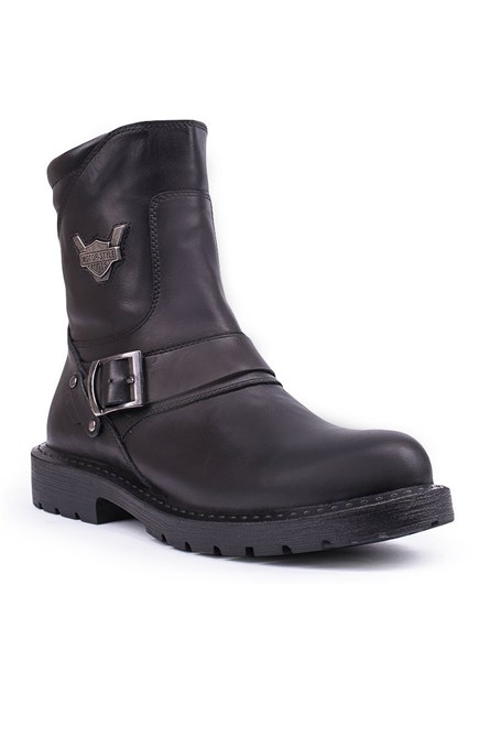 Marwells Men's Genuine Leather Boots - Black 2021083431