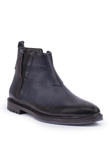 Marwells Men's leather boots - Dark blue 2021083426