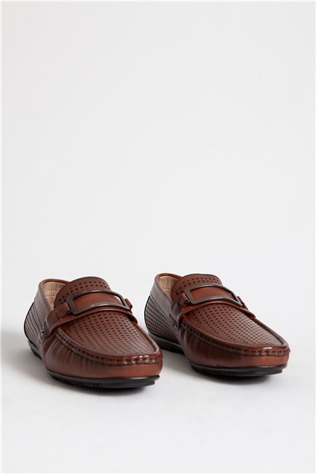 Men's Real Leather Loafers - Taba #318327
