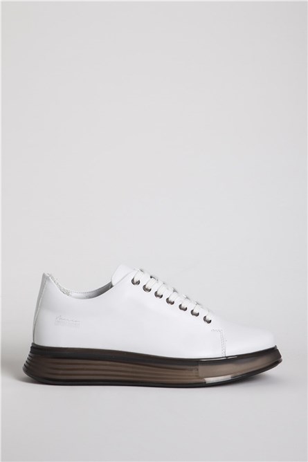 Men's leather shoes 15275 - White #330888