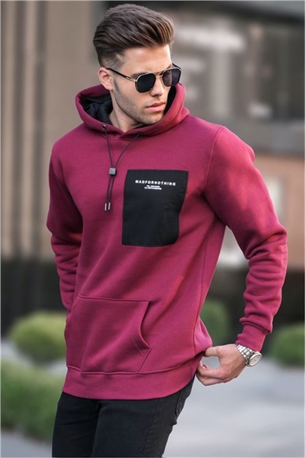 Men's Hoodie 6004 - Dark Red #357920