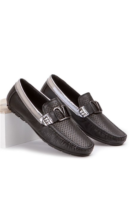 Marwells Men's Loafers - Black #2021436