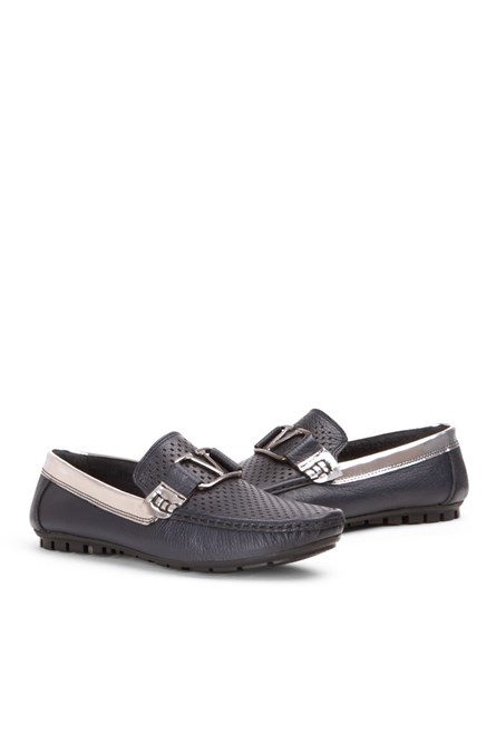 Marwells Men's Loafers - Dark Blue #2021439