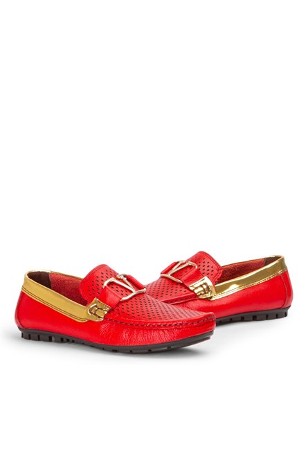 Marwells Men's Loafers - Red #2021441