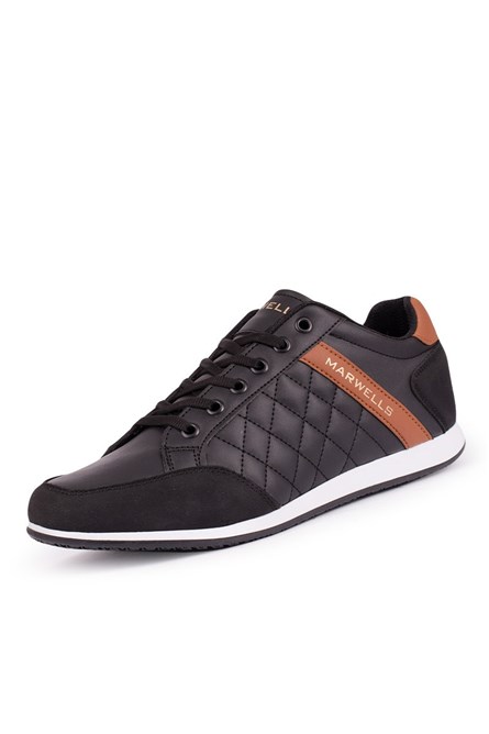 MARWELLS Men's leather sport shoes - Black 20210835303
