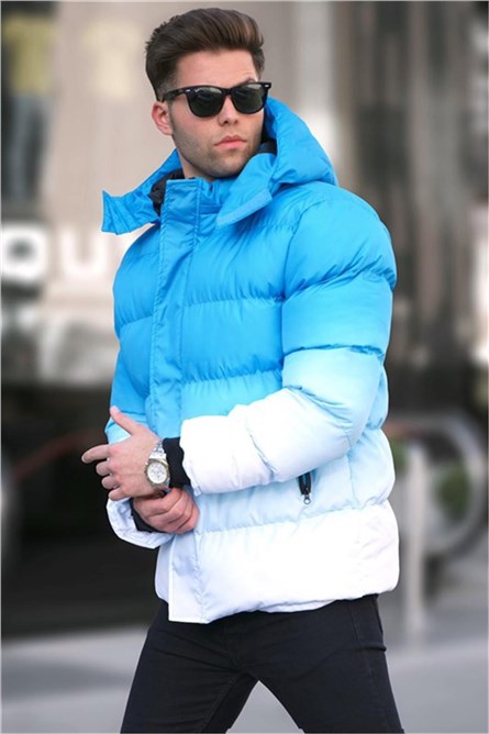 Men's Hooded Jacket 5703 - Light Blue #334273
