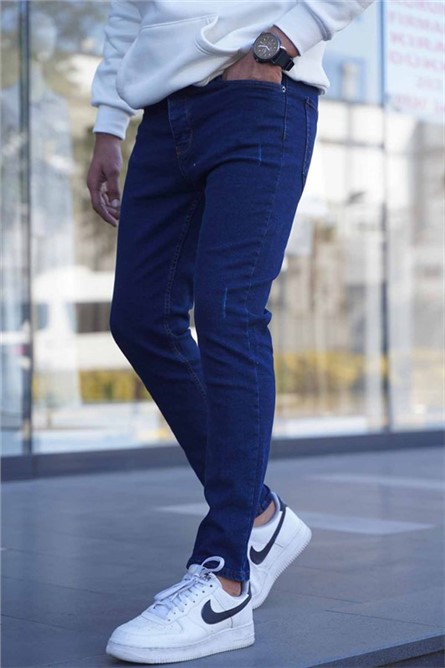 Men's Skinny Fit Jeans 6322 - Dark Blue #363734