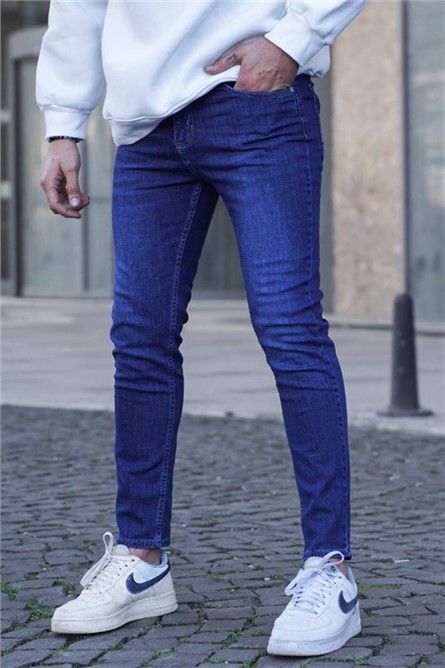 Men's Skinny Fit Pants 6334 - Blue #366086